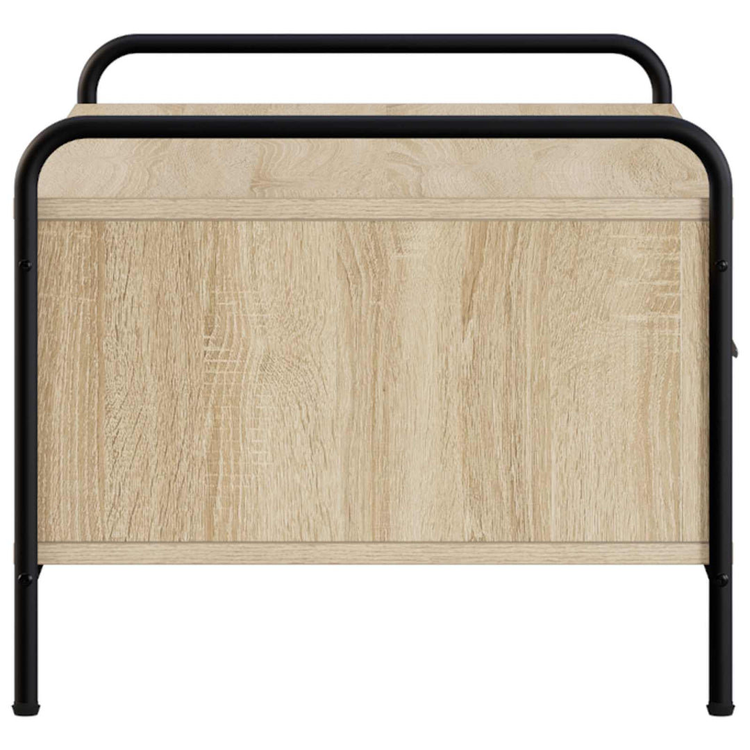 Sofabord Sonoma-eg 90 x 49 x 41 cm Konstrueret træ