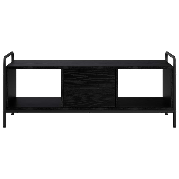 Sofabord Sort eg 99,5 x 49 x 41 cm Konstrueret træ
