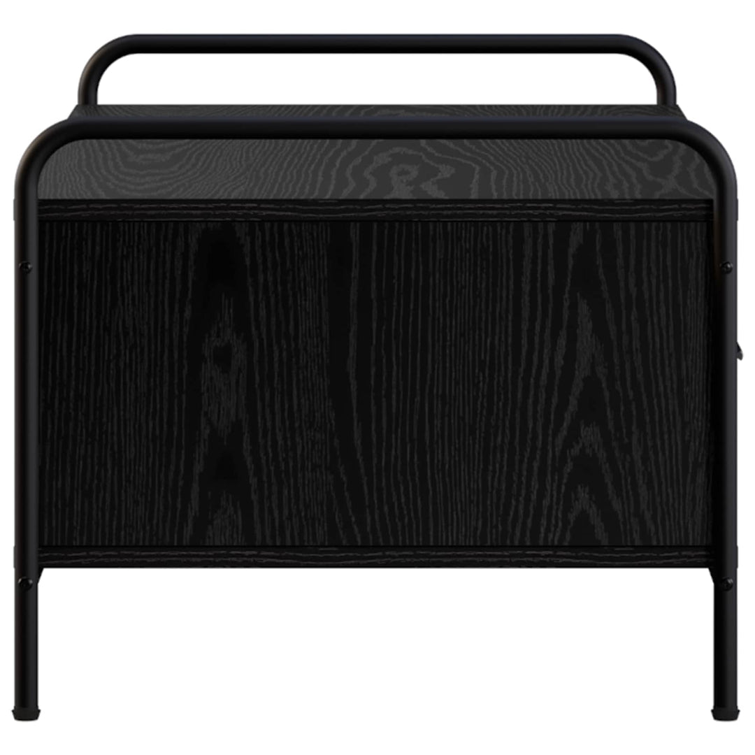 Sofabord Sort eg 99,5 x 49 x 41 cm Konstrueret træ