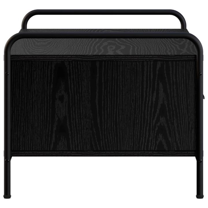 Sofabord Sort eg 99,5 x 49 x 41 cm Konstrueret træ
