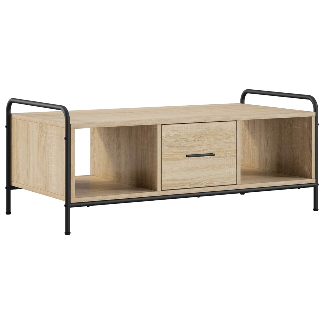 Sofabord Sonoma-eg 99,5 x 49 x 41 cm Konstrueret træ