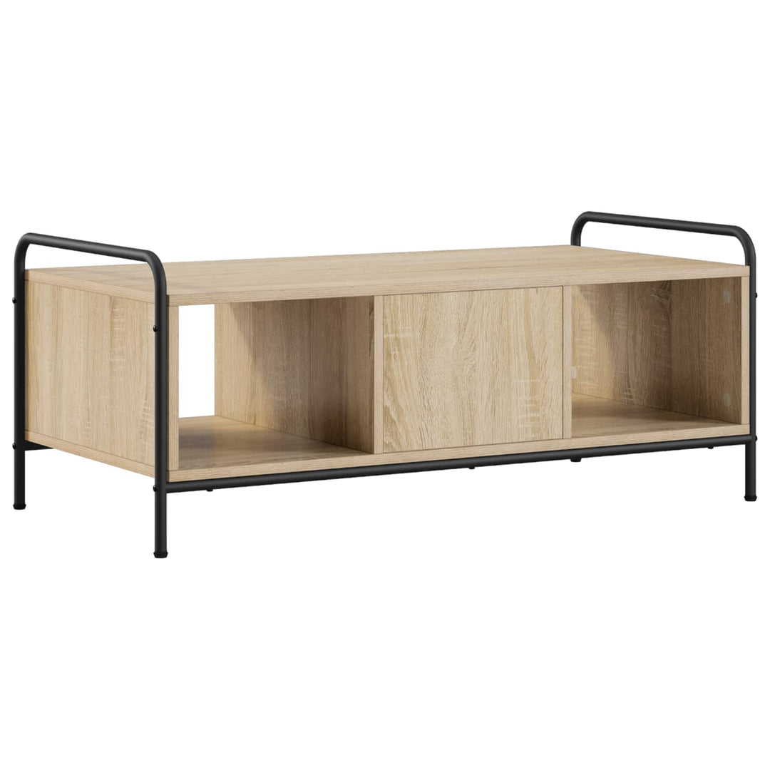 Sofabord Sonoma-eg 99,5 x 49 x 41 cm Konstrueret træ