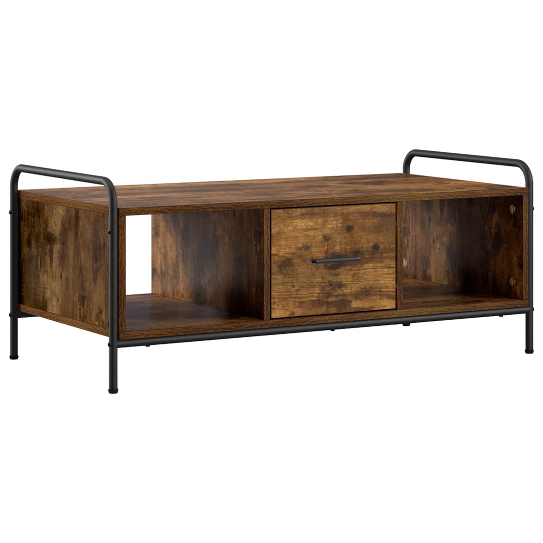 Sofabord Røget eg 99,5 x 49 x 41 cm Konstrueret træ