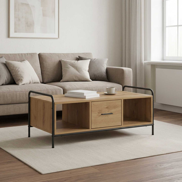 Sofabord Artisan-eg 99,5 x 49 x 41 cm Konstrueret træ