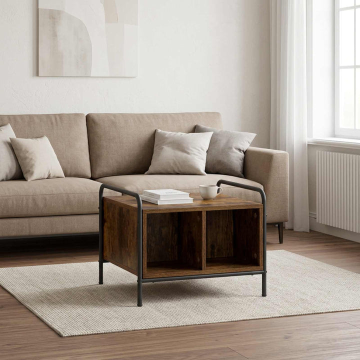 Sofabord Røget eg 50 x 49 x 41 cm Konstrueret træ