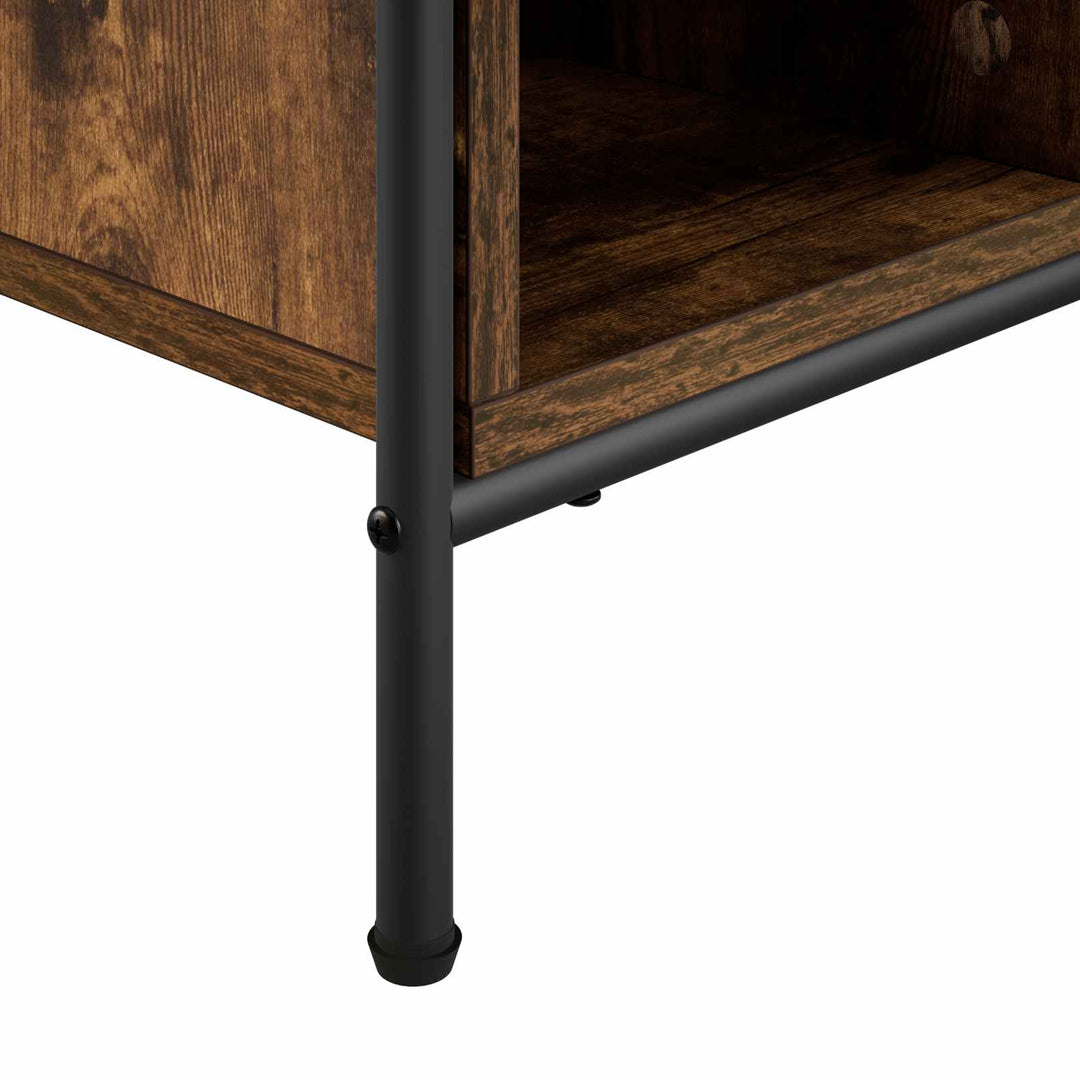 Sofabord Røget eg 50 x 49 x 41 cm Konstrueret træ