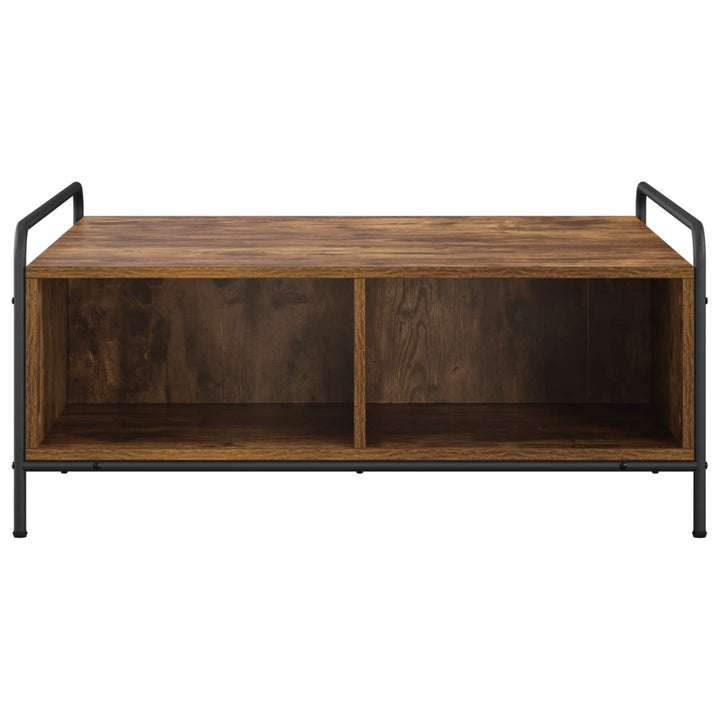 Sofabord Røget eg 90 x 90 x 41 cm Konstrueret træ