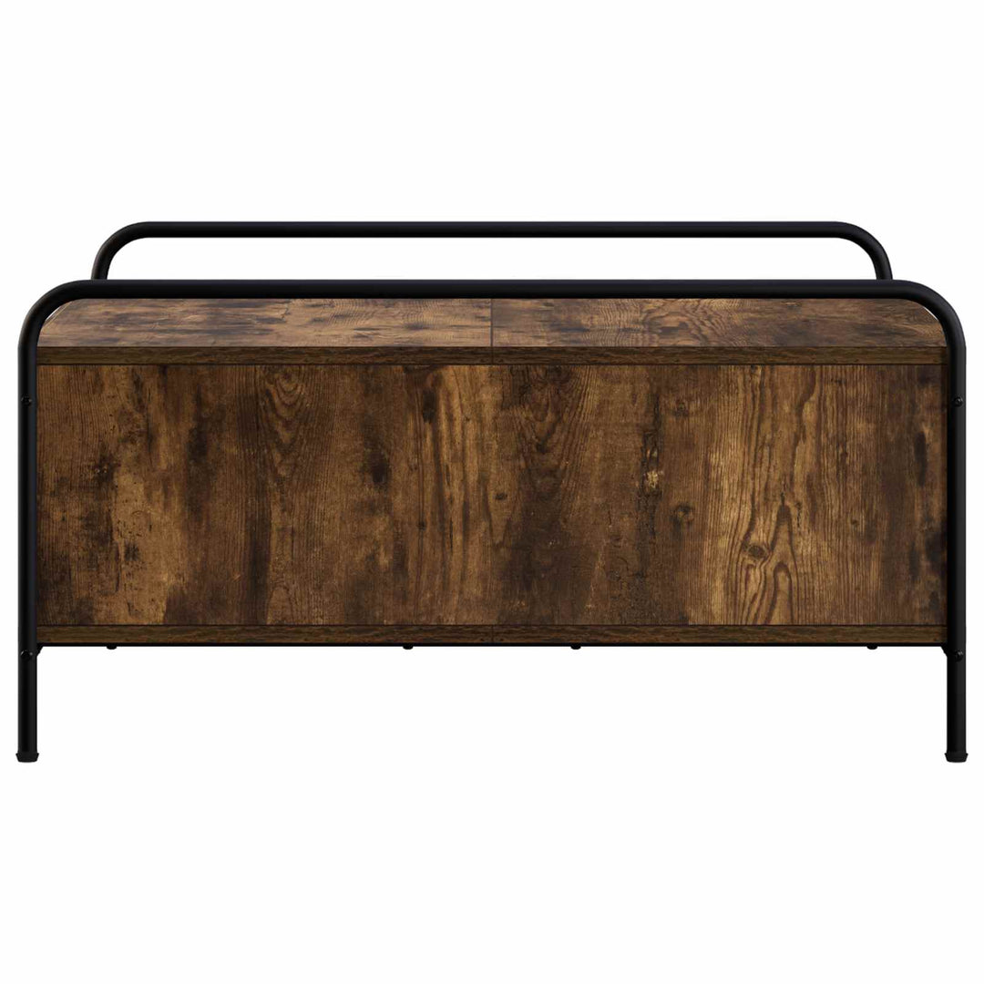 Sofabord Røget eg 90 x 90 x 41 cm Konstrueret træ