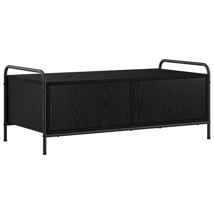Sofabord Sort eg 99,5 x 49 x 41 cm Konstrueret træ