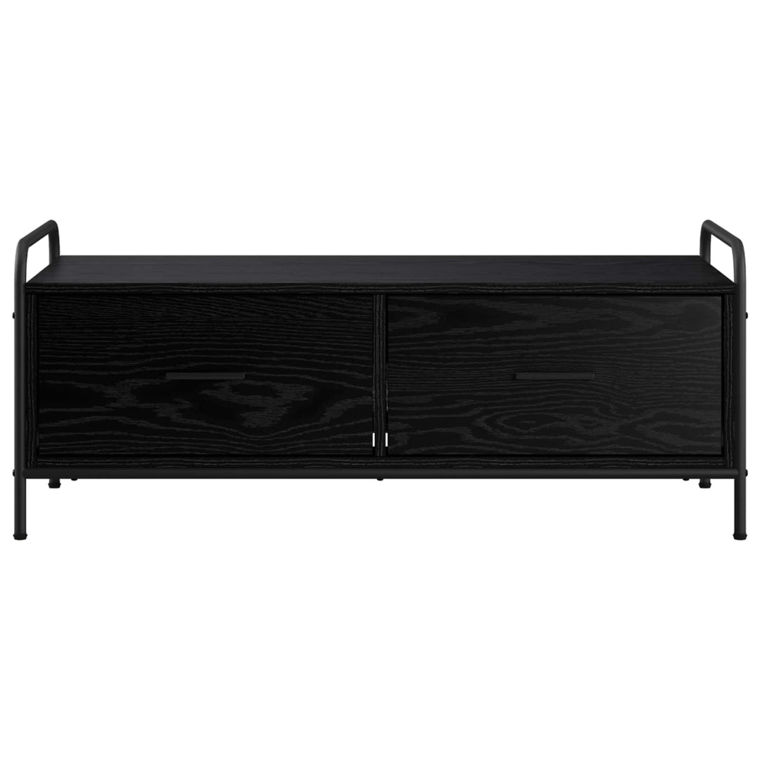 Sofabord Sort eg 99,5 x 49 x 41 cm Konstrueret træ