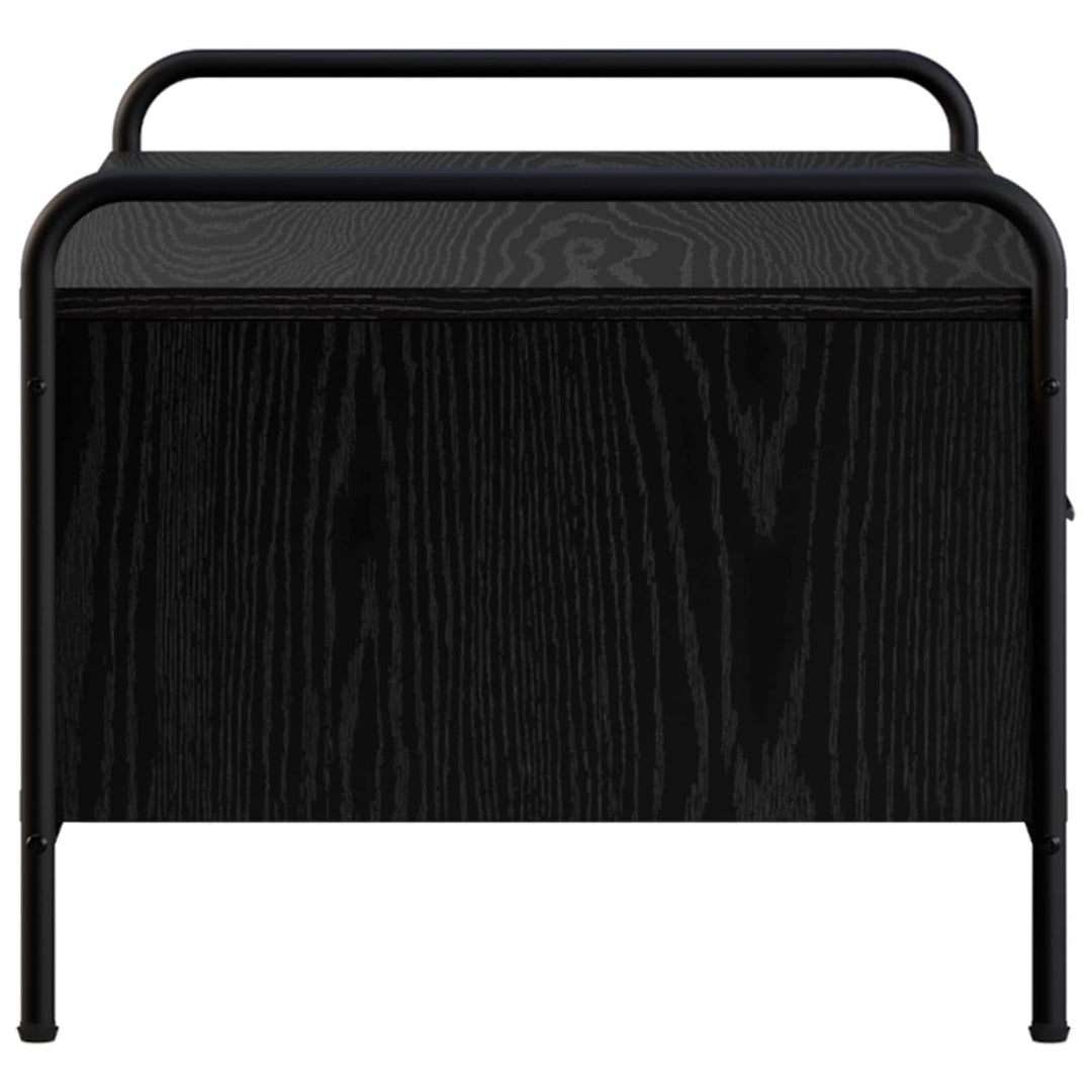 Sofabord Sort eg 99,5 x 49 x 41 cm Konstrueret træ