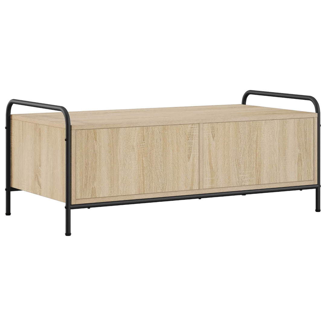Sofabord Sonoma-eg 99,5 x 49 x 41 cm Konstrueret træ