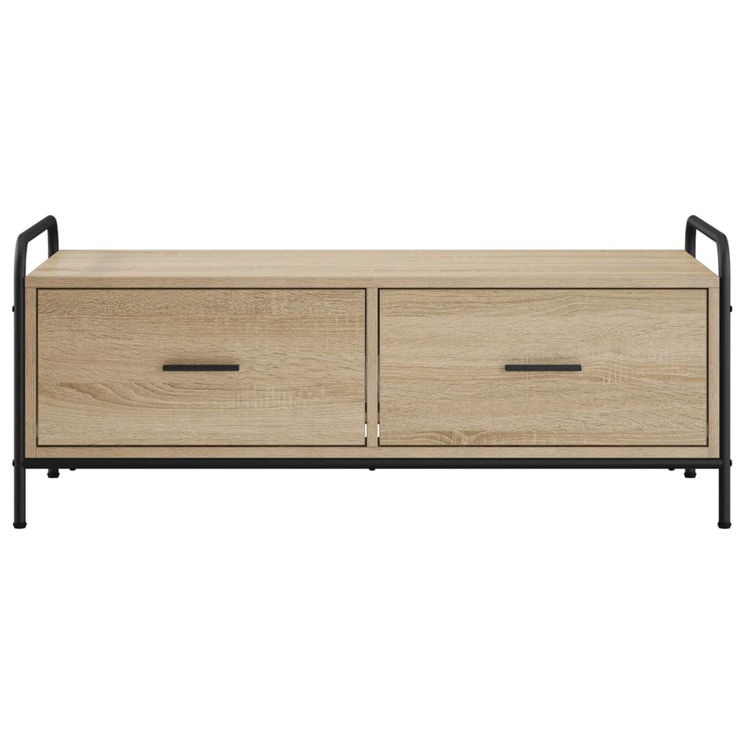 Sofabord Sonoma-eg 99,5 x 49 x 41 cm Konstrueret træ