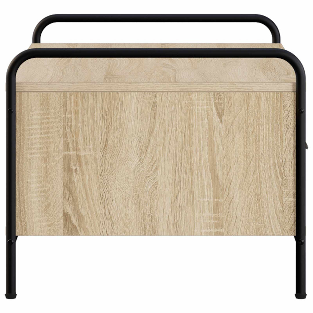 Sofabord Sonoma-eg 99,5 x 49 x 41 cm Konstrueret træ