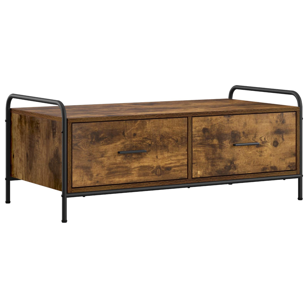 Sofabord Røget eg 99,5 x 49 x 41 cm Konstrueret træ