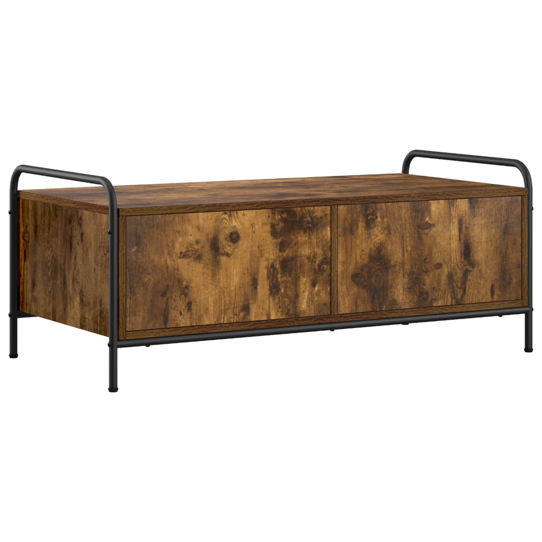 Sofabord Røget eg 99,5 x 49 x 41 cm Konstrueret træ
