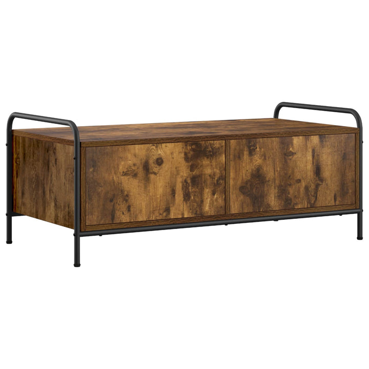 Sofabord Røget eg 99,5 x 49 x 41 cm Konstrueret træ