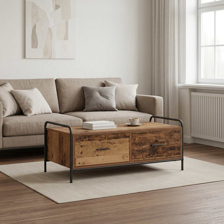 Sofabord Gammelt træ 99,5 x 49 x 41 cm Konstrueret træ