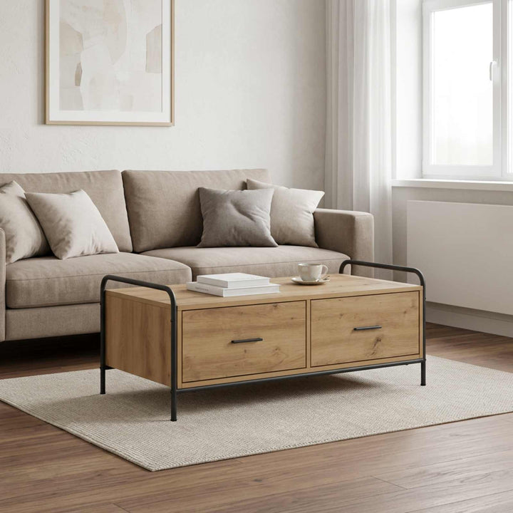 Sofabord Artisan-eg 99,5 x 49 x 41 cm Konstrueret træ