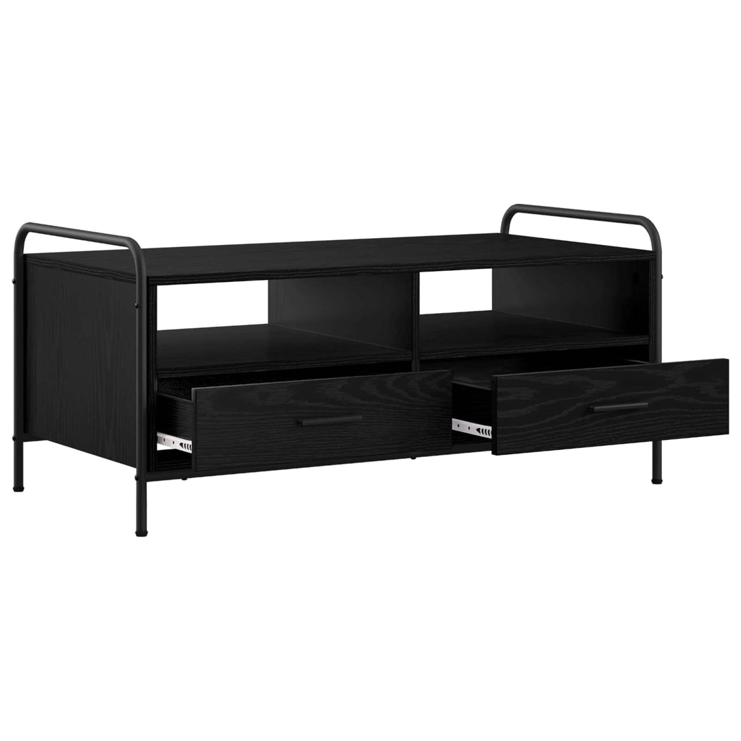 Sofabord Sort eg 99,5 x 49 x 46 cm Konstrueret træ