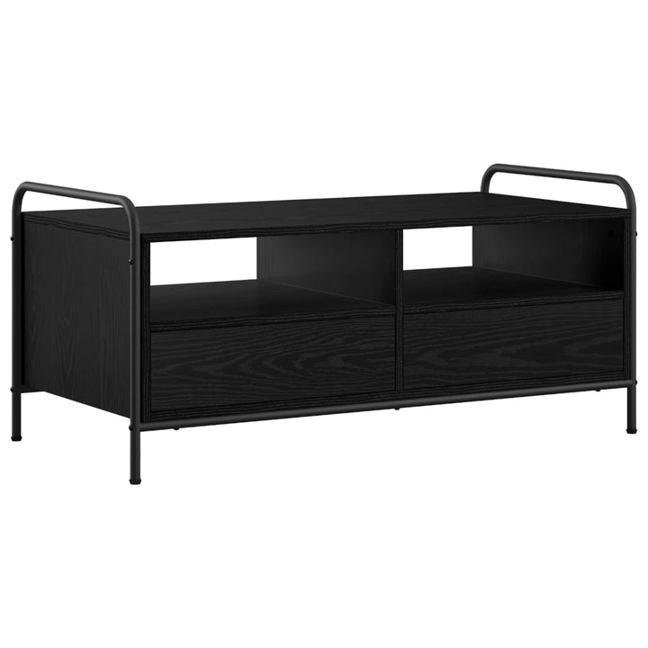 Sofabord Sort eg 99,5 x 49 x 46 cm Konstrueret træ