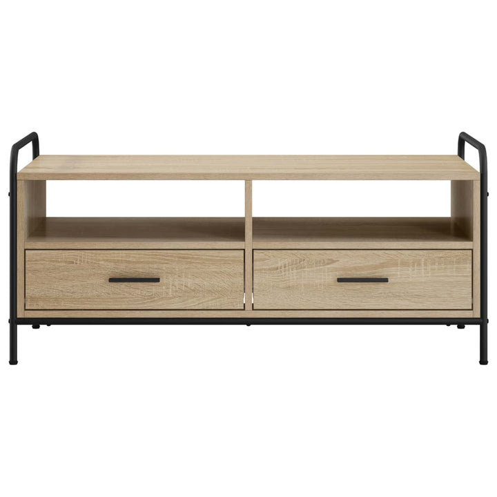 Sofabord Sonoma-eg 99,5 x 49 x 46 cm Konstrueret træ
