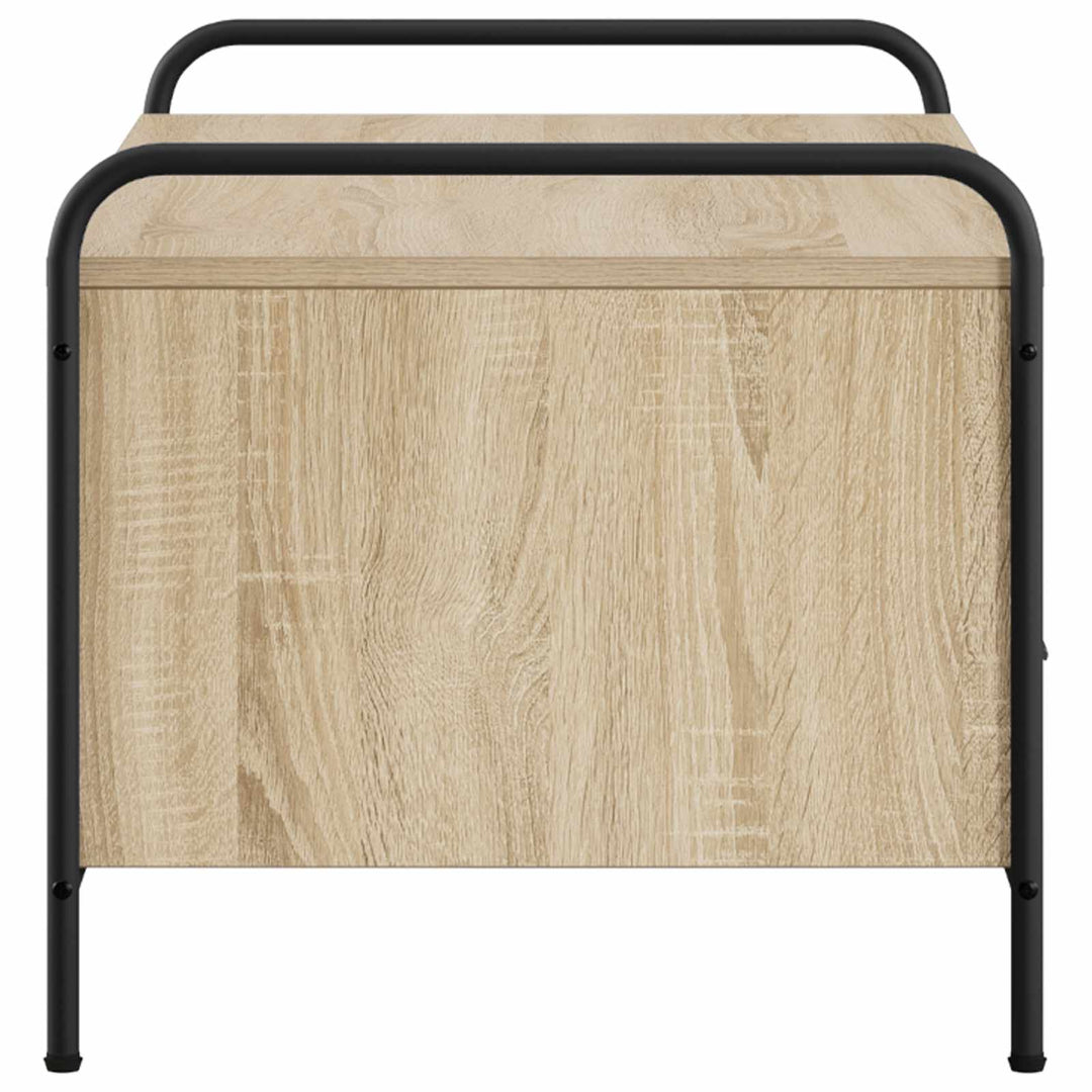 Sofabord Sonoma-eg 99,5 x 49 x 46 cm Konstrueret træ