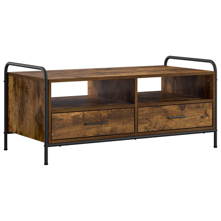 Sofabord Røget eg 99,5 x 49 x 46 cm Konstrueret træ
