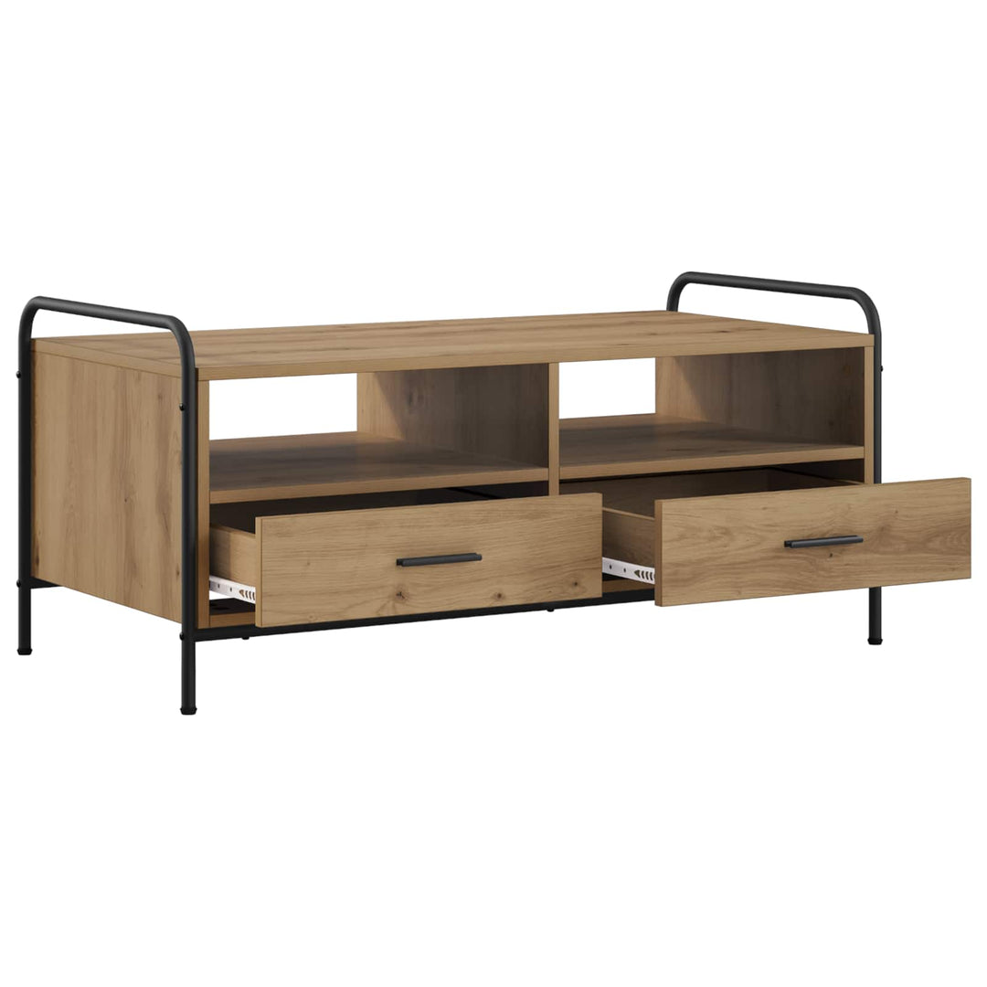 Sofabord Artisan-eg 99,5 x 49 x 46 cm Konstrueret træ