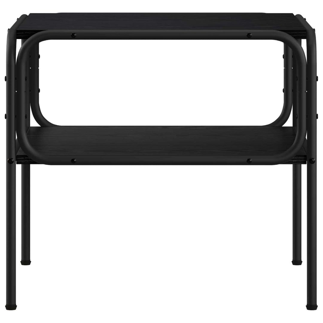 Sidebord Sort eg 100 x 50 x 46 cm Konstrueret træ