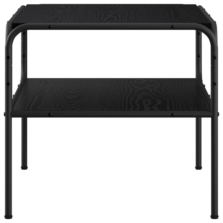 Sidebord Sort eg 100 x 50 x 46 cm Konstrueret træ