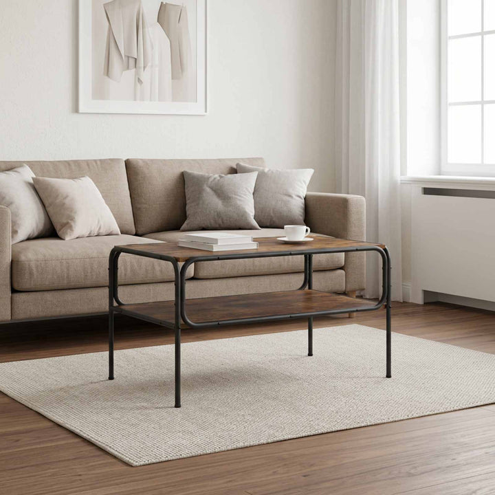 Sidebord Røget eg 100 x 50 x 46 cm Konstrueret træ