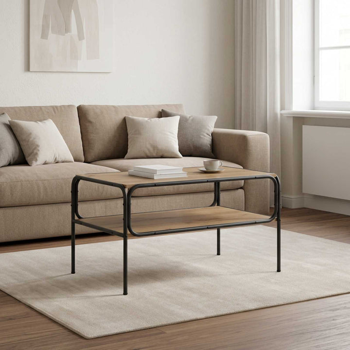 Sidebord Artisan-eg 100 x 50 x 46 cm Konstrueret træ