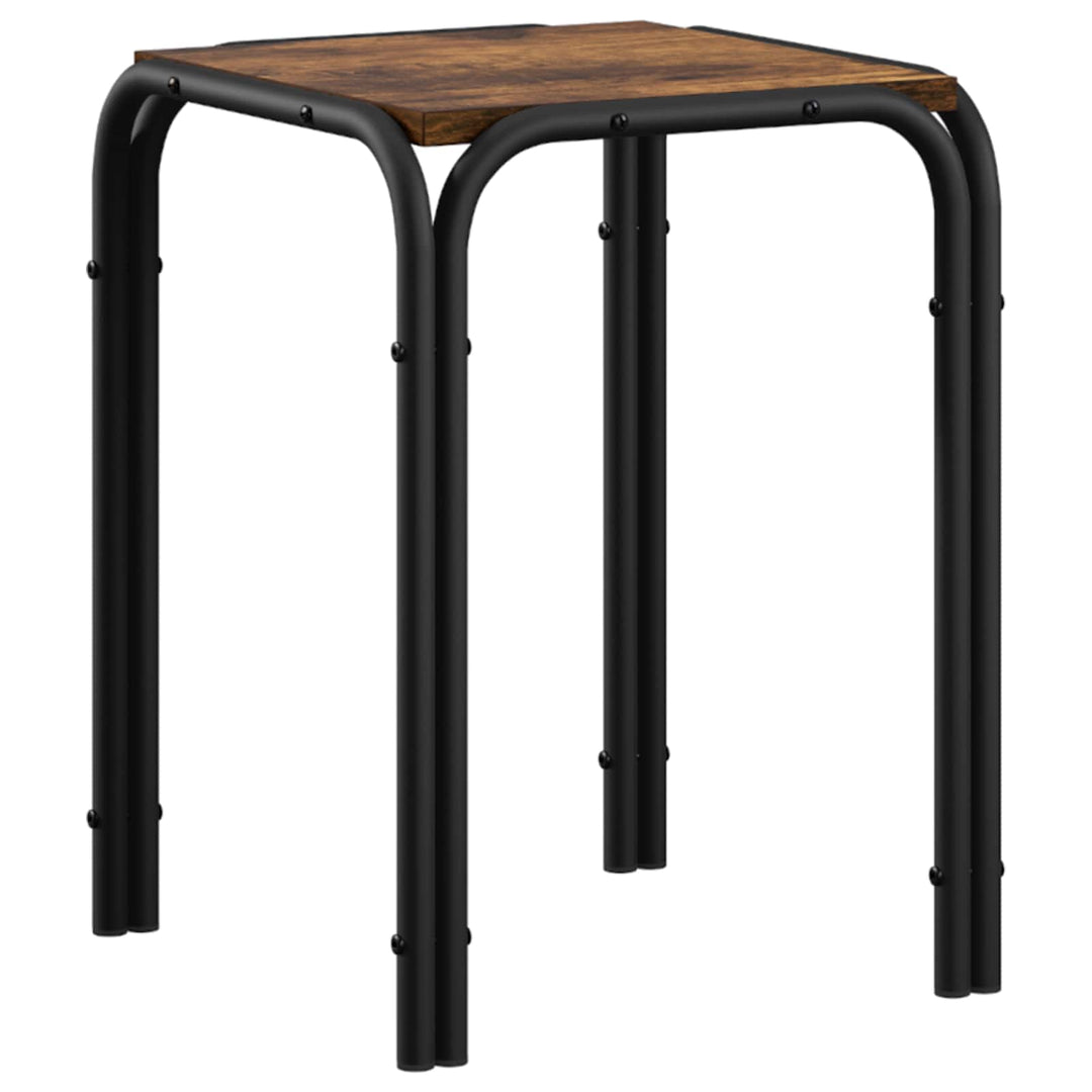 Sidebord Røget eg 41 x 40 x 50 cm Konstrueret træ