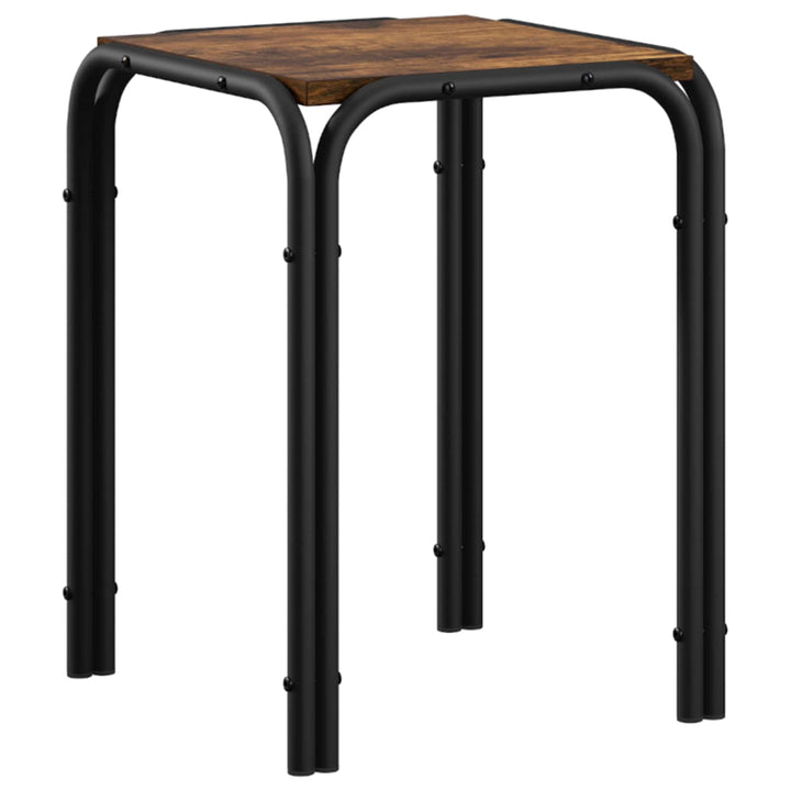 Sidebord Røget eg 41 x 40 x 50 cm Konstrueret træ