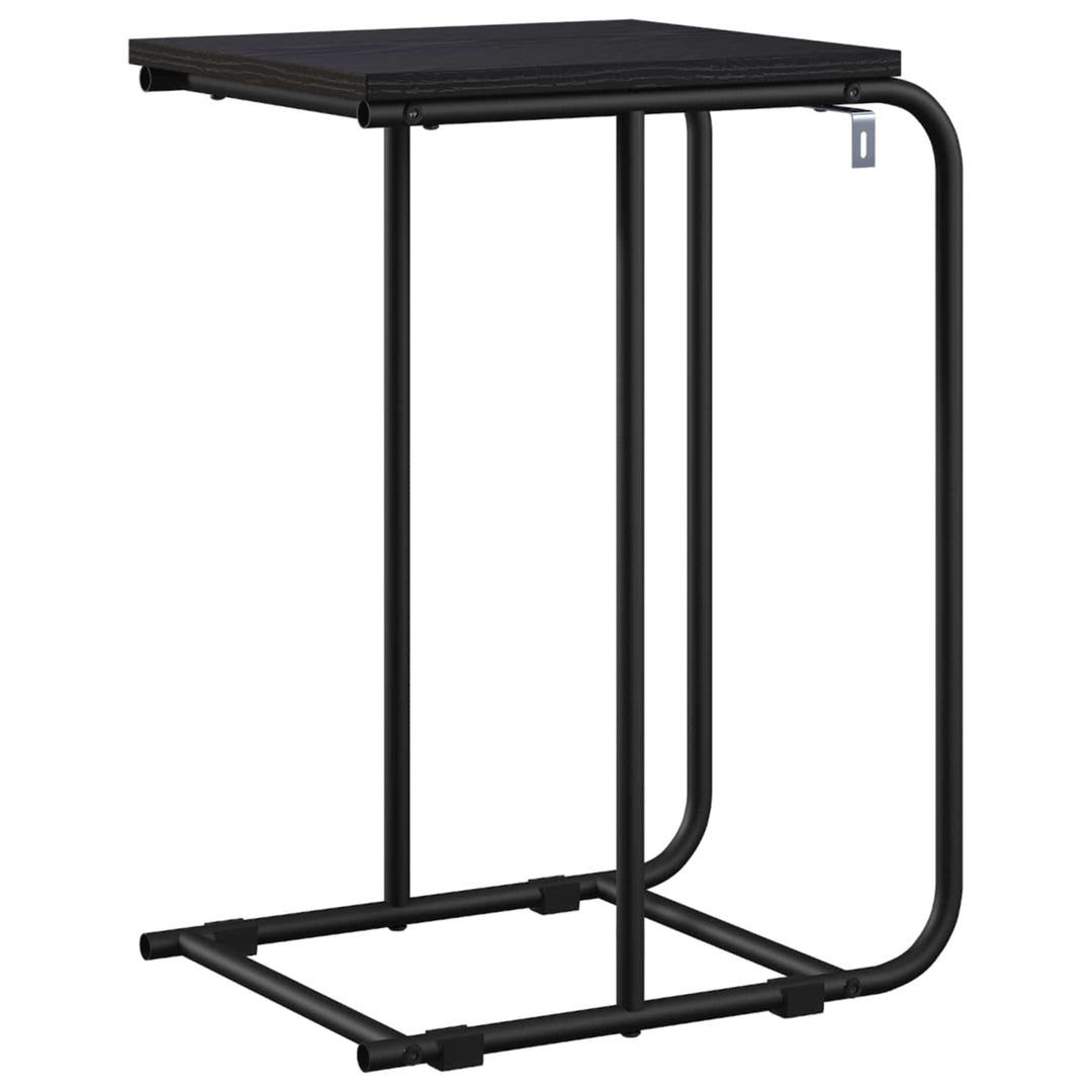 Sidebord Sort eg 40 x 31 x 55 cm Konstrueret træ