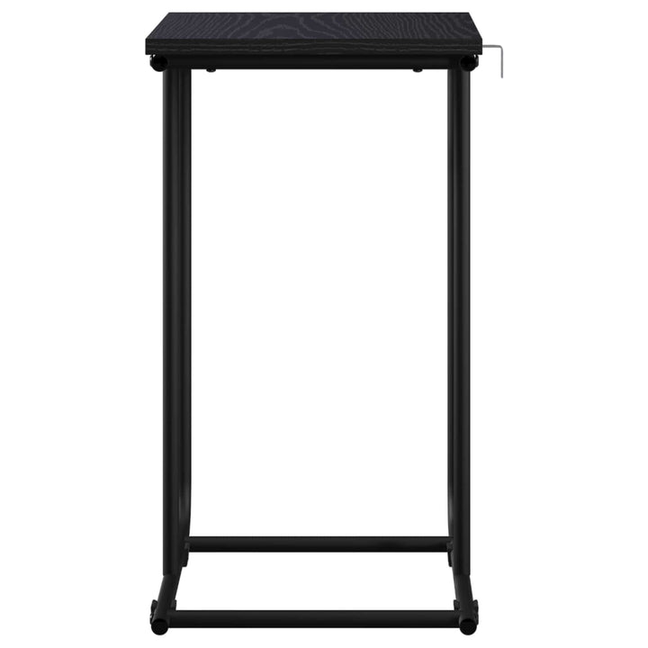 Sidebord Sort eg 40 x 31 x 55 cm Konstrueret træ