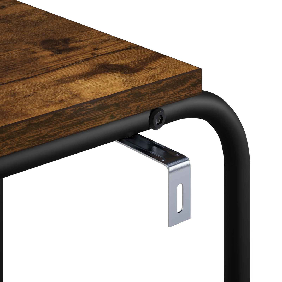 Sidebord Røget eg 40 x 31 x 55 cm Konstrueret træ