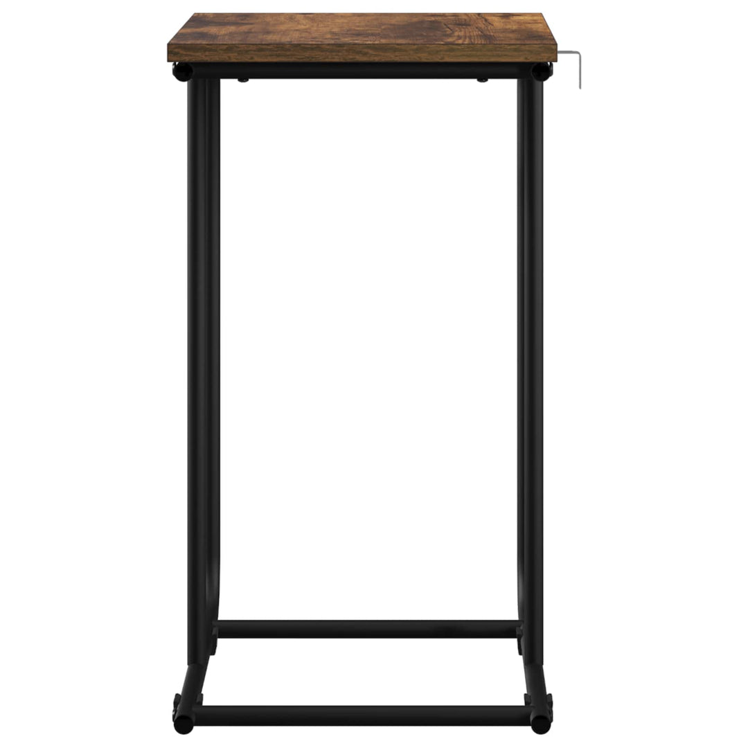 Sidebord Røget eg 40 x 31 x 55 cm Konstrueret træ