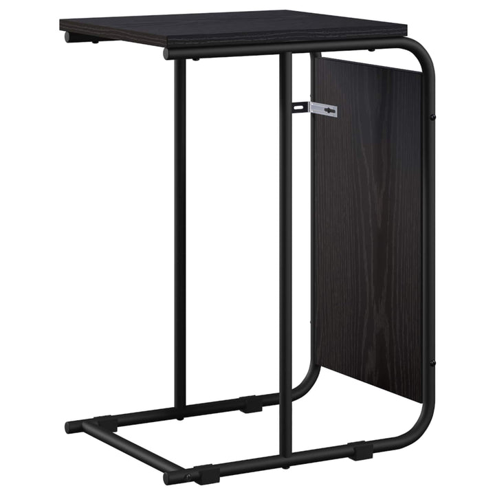 Sidebord Sort eg 40 x 31 x 55 cm Konstrueret træ