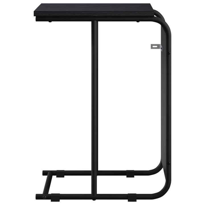 Sidebord Sort eg 40 x 31 x 55 cm Konstrueret træ