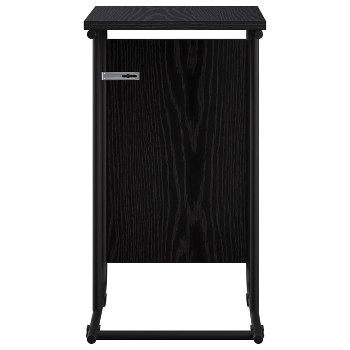 Sidebord Sort eg 40 x 31 x 55 cm Konstrueret træ