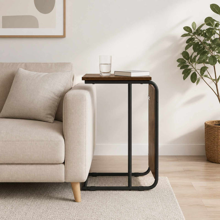 Sidebord Røget eg 40 x 31 x 55 cm Konstrueret træ
