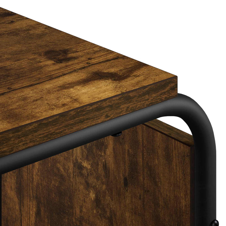 Sidebord Røget eg 40 x 31 x 55 cm Konstrueret træ