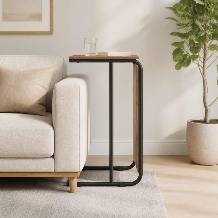 Sidebord Gammelt træ 40 x 31 x 55 cm Konstrueret træ