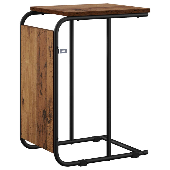 Sidebord Gammelt træ 40 x 31 x 55 cm Konstrueret træ