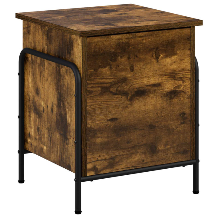 Opbevaringskasse Røget eg 80 x 40 x 49,5 cm Konstrueret træ