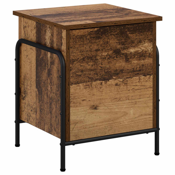 Opbevaringskasse Gammelt træ 80 x 40 x 49,5 cm Konstrueret træ