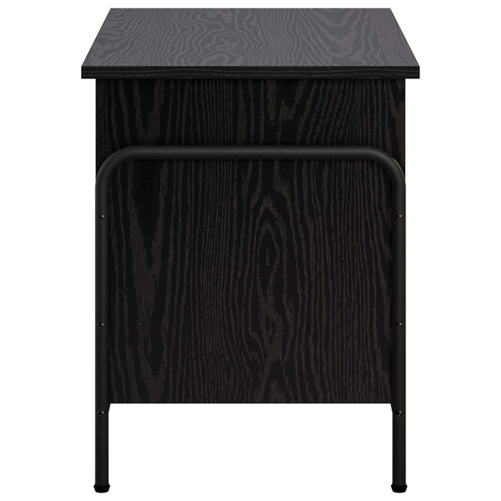 Opbevaringskasse Sort eg 80 x 40 x 49,5 cm Konstrueret træ