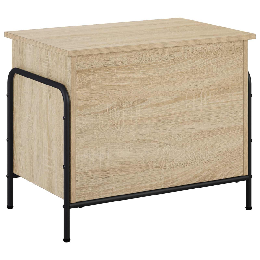Opbevaringskasse Sonoma-eg 80 x 40 x 49,5 cm Konstrueret træ